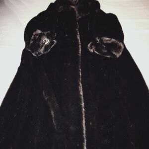 Vintage 1960s Mincara Fur Faux Coat Styled by Russel Taylor